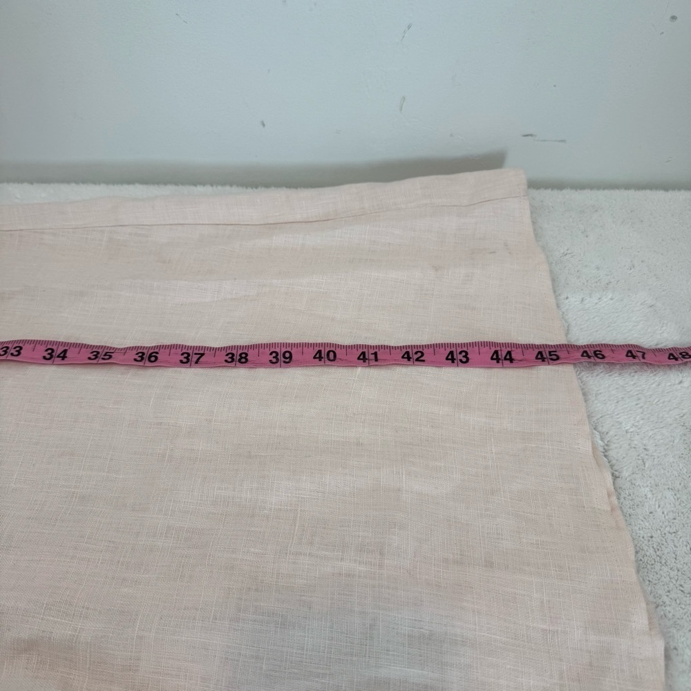Reformation Linen Midi Length Dress - Pink  size 4 - Picture 16 of 16